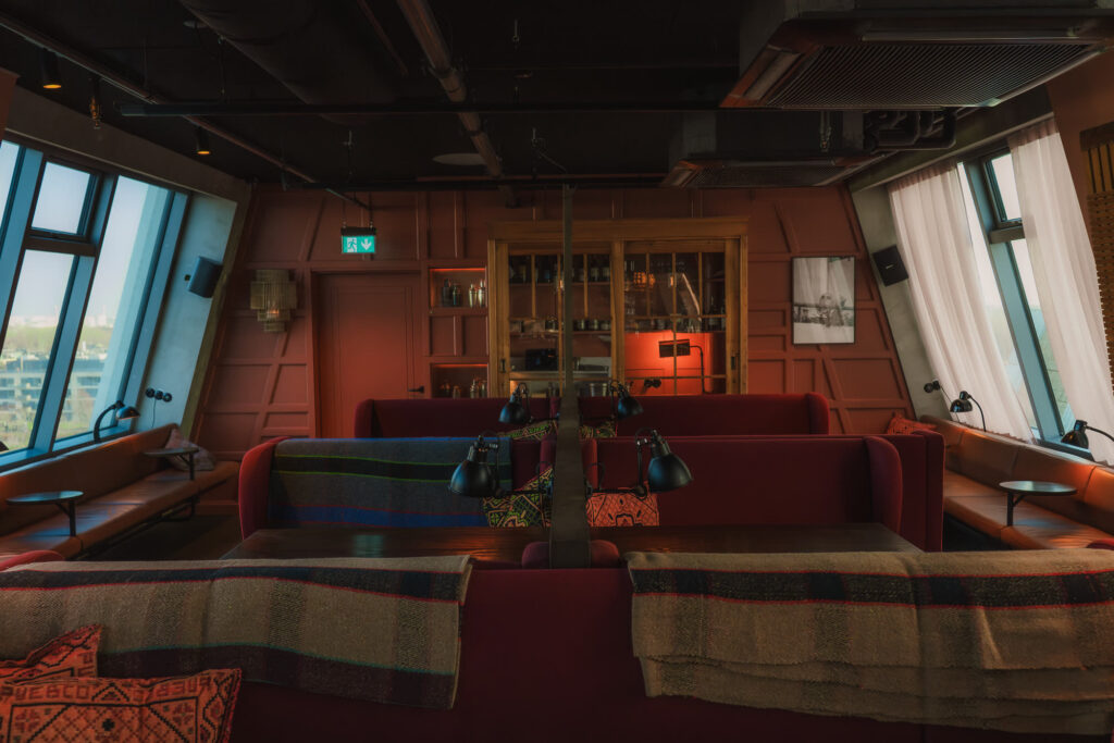 Lounge area at Victory